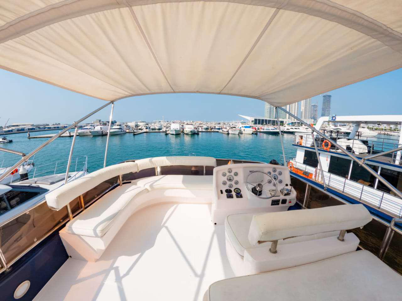 65ft yacht marina outside